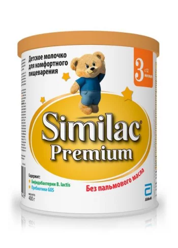 Детское молочко similac premium 3 с 12 мес. 400 г Similac