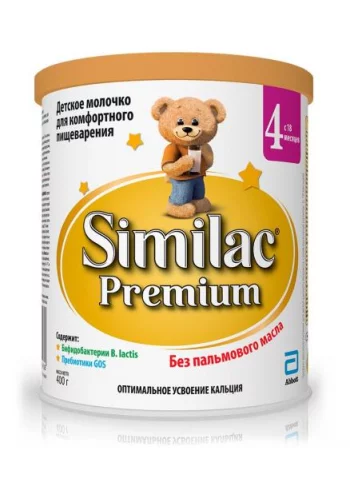 Детское молочко similac premium 4 c 18 мес. 400 г Similac