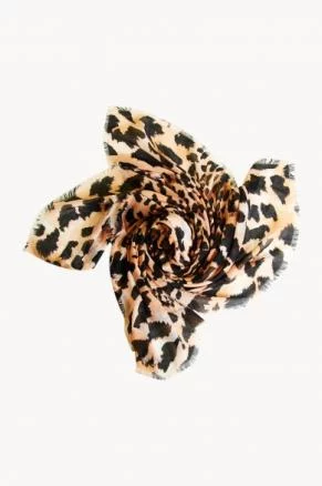 Женский шарфик леопардовый принт