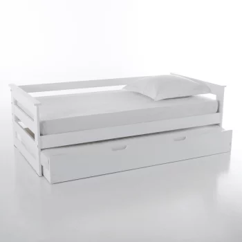 Кровать LaRedoute(Двухъярусная из сосны ELLIS 90 x 190 см белый)