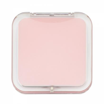 N.1 Зеркало карманное квадратное розовое