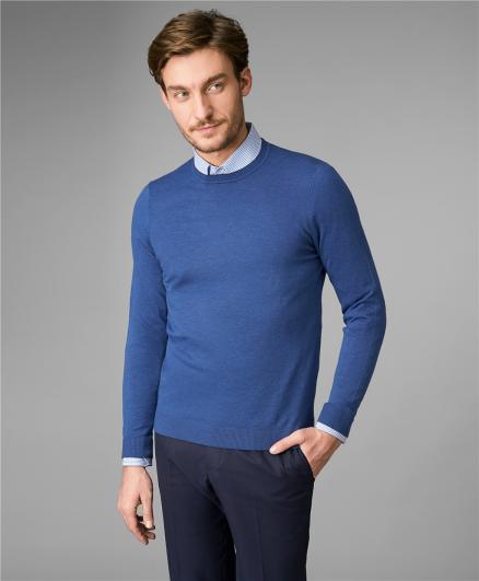 Пуловер трикотажный HENDERSON (KWL-0737 DBLUE)