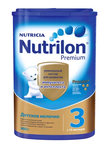 БЗМЖ Смесь молочная Nutrilon Junior 3 Premium дет с 12 мес 800г