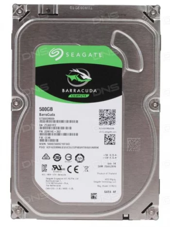 500 ГБ Жесткий диск Seagate BarraCuda ST500DM009