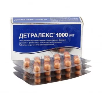 Детралекс таблетки покрытые оболочкой 1000мг №30